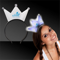 Light Up LED Crown Headband - White